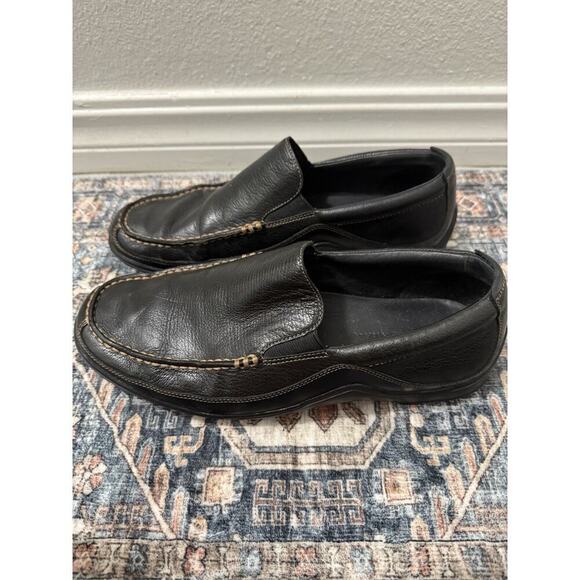 Cole Haan Tucker Venetian Black Leather Driving Loafer Shoes Men’s Size 8.5 M - Picture 4 of 7